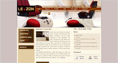 Desktop Screenshot of lezonspa.com